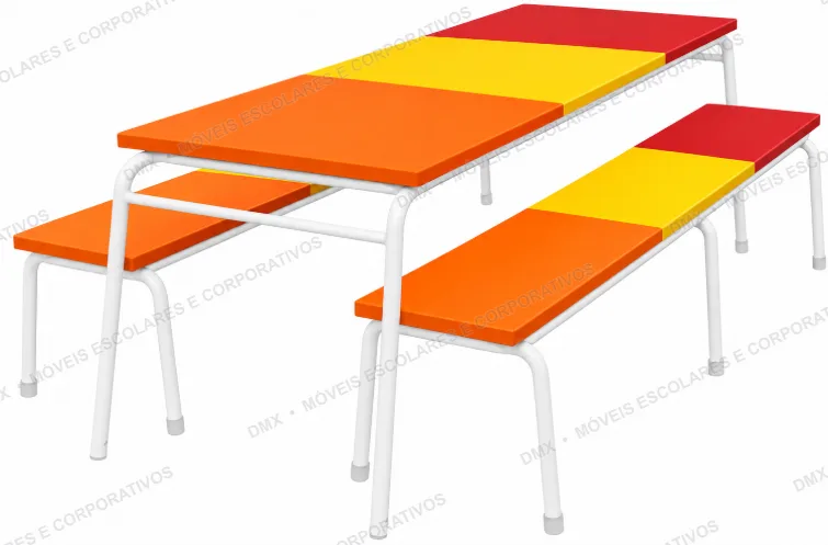 Conjunto Refeitório Empilhável