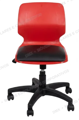 Cadeira DMX Giratória com Assento semi Estofado